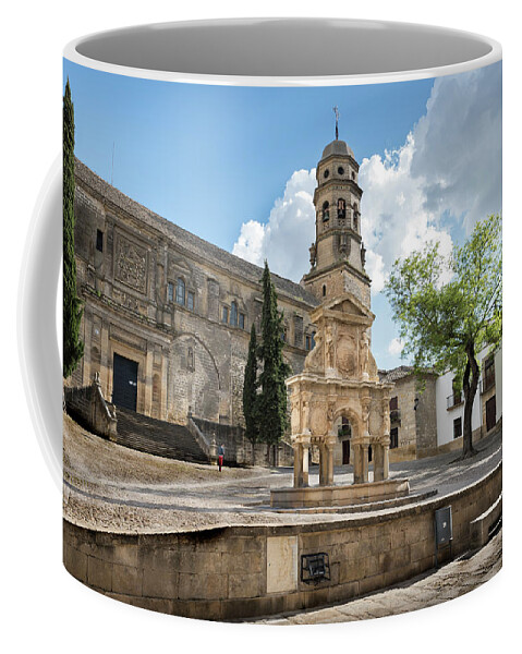 Baeza Coffee Mug featuring the photograph Saint Mary Square in Baeza by RicardMN Photography