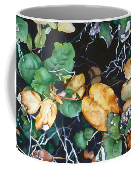 Landscape Coffee Mug featuring the painting Salal by Barbara Pease