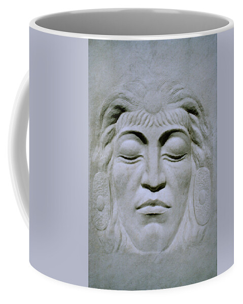 Face Coffee Mug featuring the photograph Salambo by Shaun Higson
