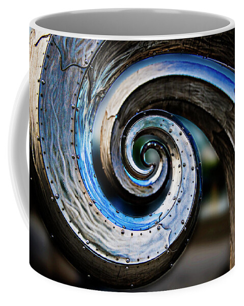 Junk Coffee Mug featuring the photograph Salmon Waves 2 by Pelo Blanco Photo