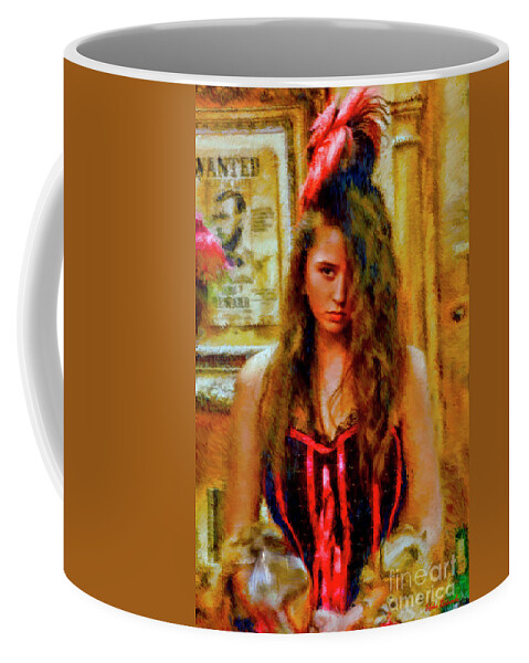 Pretty Girls Coffee Mug featuring the photograph Saloon Girl by Blake Richards