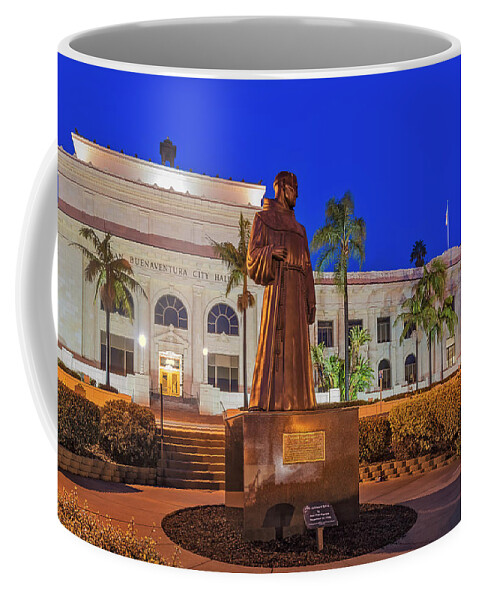 Ventura City Hall Coffee Mug featuring the photograph San Buenaventura City Hall by Susan Candelario