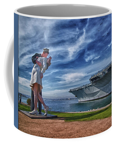 Sailor Coffee Mug featuring the photograph San Diego Sailor by Chris Lord