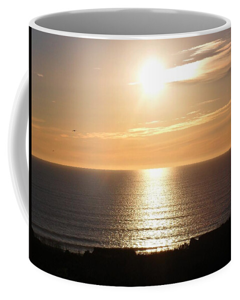 Sun Coffee Mug featuring the photograph San Diego Sunset by Maria Aduke Alabi
