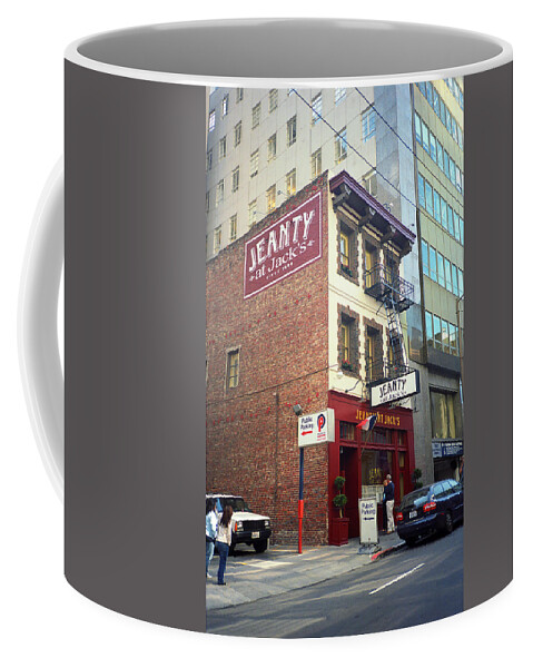 Architecture Coffee Mug featuring the photograph San Francisco Bar 2007 by Frank Romeo
