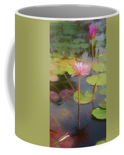 Water Lily's Coffee Mug featuring the photograph San Juan Capistrano Water Lilies by Michael Hope