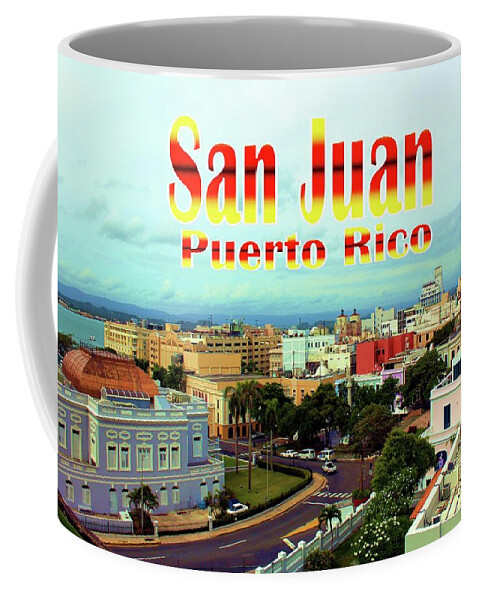Postcard Coffee Mug featuring the photograph San Juan Postcard by Robert Wilder Jr
