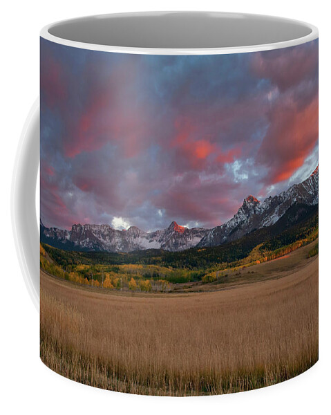 Colorado Coffee Mug featuring the photograph San Juan Sunset by Steve Stuller