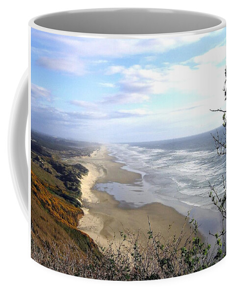 Sand And Sea Coffee Mug featuring the photograph Sand And Sea 7 by Will Borden