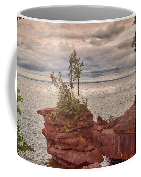 Sand Cliffs Coffee Mug featuring the photograph Sand Cliffs by Jessica Levant