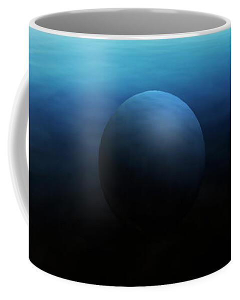 Particles Coffee Mug featuring the digital art Sand Sphere by Pelo Blanco Photo