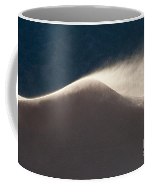 Sand Dunes Coffee Mug featuring the photograph Sand Storm by Sandra Bronstein