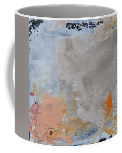 Abstract Coffee Mug featuring the painting Sand Tile AM214144 by Eduard Meinema