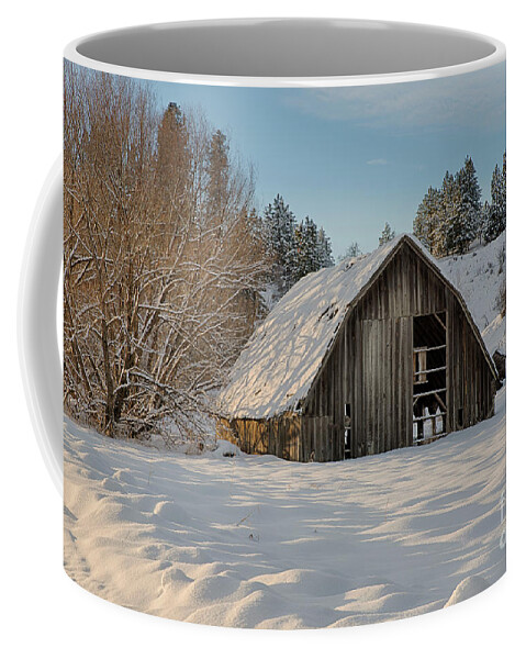 Idaho Coffee Mug featuring the photograph Sanders Barn by Idaho Scenic Images Linda Lantzy