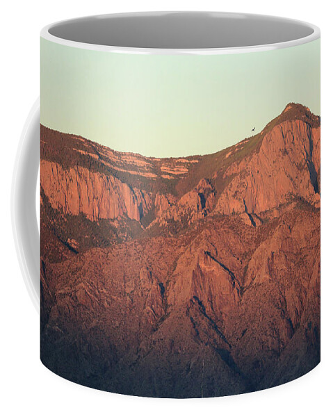 Sandia Coffee Mug featuring the photograph Sandia Sunset by David Diaz