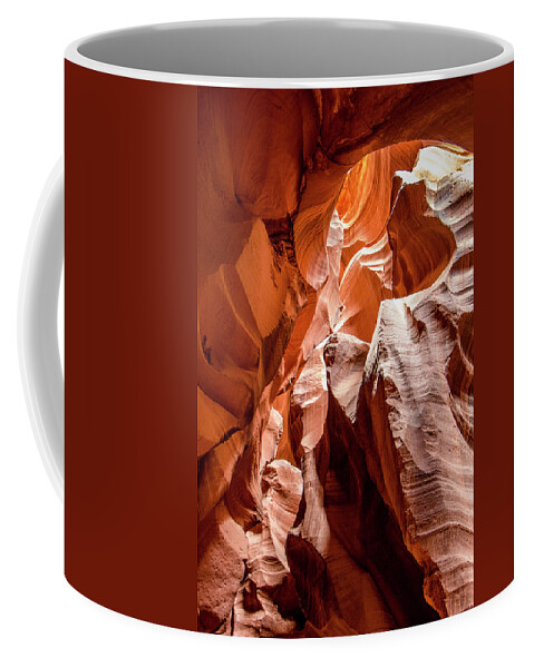 Arizona Coffee Mug featuring the photograph Sandstone Abstract by Teresa Wilson