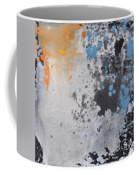 Abstract Coffee Mug featuring the painting SandTile AM214136 by Eduard Meinema