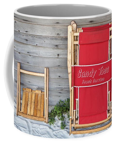 Perdido Key Coffee Mug featuring the photograph Sandy Toes by Gary Oliver