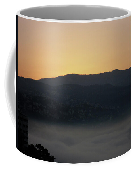 Marwan Coffee Mug featuring the photograph Sannin Sunrise by Marwan George Khoury