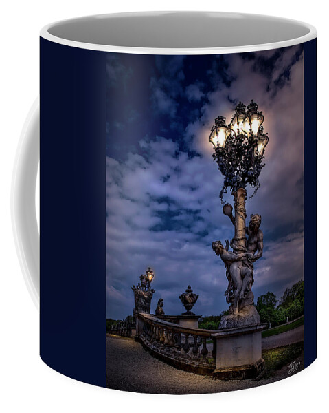 Endre Coffee Mug featuring the photograph Sans Souci Lamppost by Endre Balogh