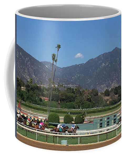 500 Views Coffee Mug featuring the photograph Santa Anita 3 by Jenny Revitz Soper