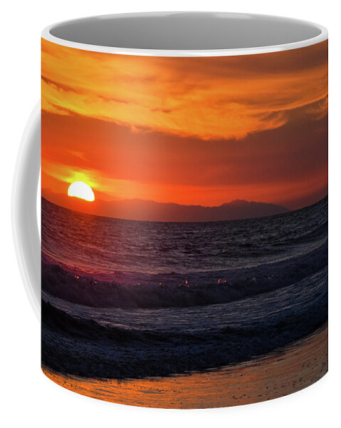 Newport Beach Coffee Mug featuring the photograph Santa Catalina Island Sunset by Kyle Hanson