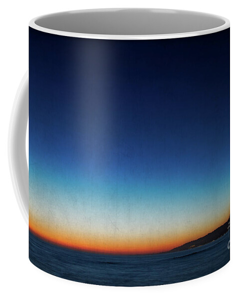 Santa Monica Coffee Mug featuring the photograph Santa Monica Sunset 1 by Doug Sturgess