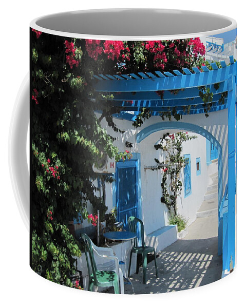 Alexandros Daskalakis Coffee Mug featuring the photograph Santorini House by Alexandros Daskalakis