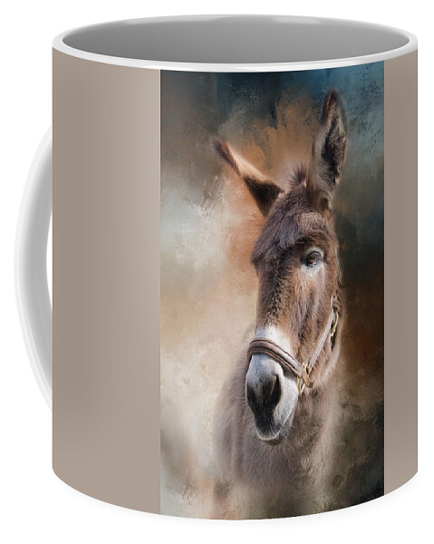 Donkey Coffee Mug featuring the photograph Lil Sassafrass by Robin-Lee Vieira