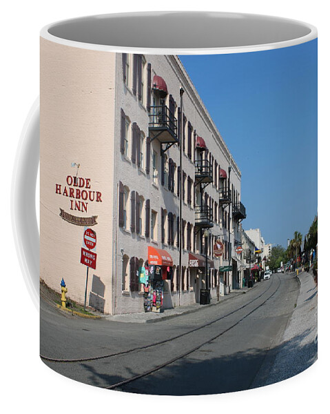 Savannah Coffee Mug featuring the photograph Savannah River Street by Carol Groenen