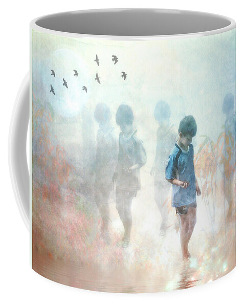 Digital Art Coffee Mug featuring the photograph Scavenger--holding The Earth by Melissa D Johnston