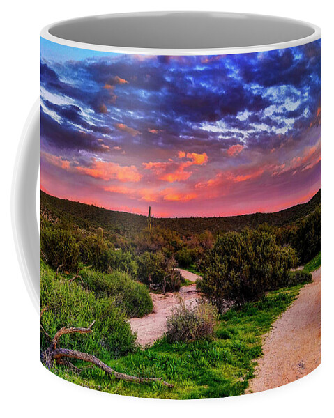 Arizona Coffee Mug featuring the photograph Scenic Trailhead by Anthony Citro