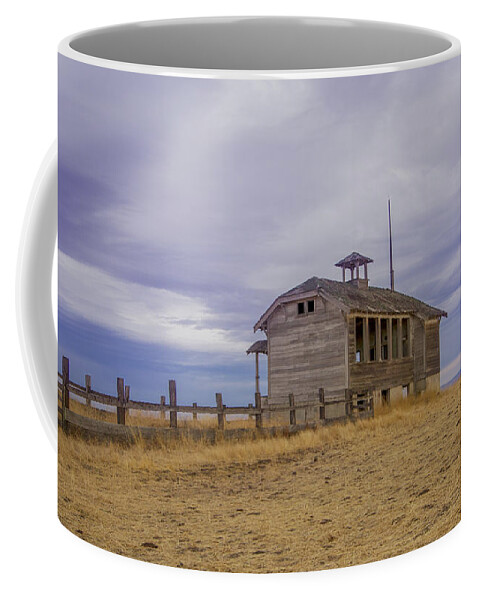 School Coffee Mug featuring the photograph School House by Jean Noren