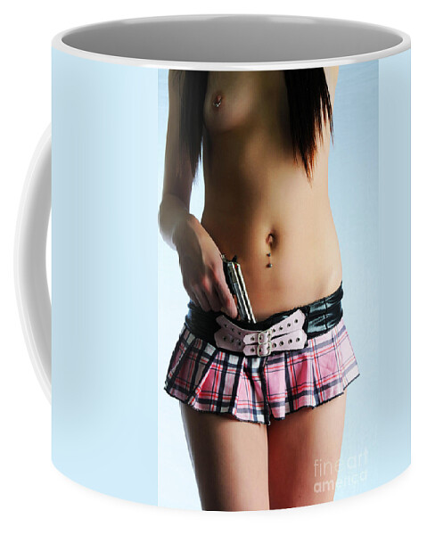 Boudoir Photographs Coffee Mug featuring the photograph School is out by Robert WK Clark