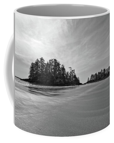 Landscape Coffee Mug featuring the photograph Schooner Cove Island Silhouettes by Allan Van Gasbeck