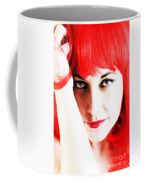 Artistic Coffee Mug featuring the photograph Scorching flame by Robert WK Clark