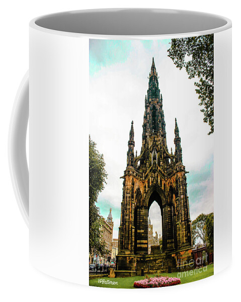 Scott Monument Coffee Mug featuring the photograph Scott Monument Edinburgh Scotland by Veronica Batterson