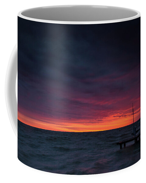 Sunrise Coffee Mug featuring the photograph Scully Beach Park Sunrise by Cale Best
