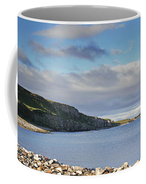 Landscape Coffee Mug featuring the photograph Sea-bird colony on Ekkeroy in arctic Norway by Ulrich Kunst And Bettina Scheidulin