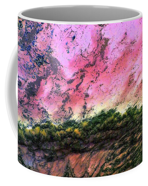 Sea Coffee Mug featuring the photograph Sea Foam Art by J R Yates