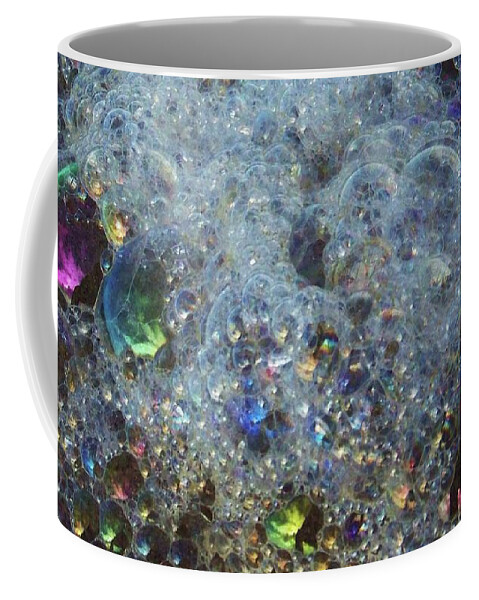 Abstract Coffee Mug featuring the photograph Sea Foam by Julie Rauscher