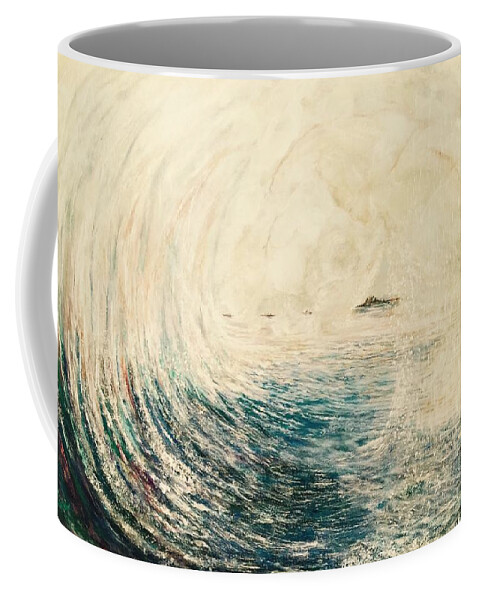 Ocean Coffee Mug featuring the painting Sea Goddess by Denise Goldstein