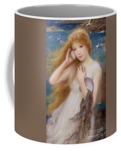 Sea Nymph Coffee Mug featuring the painting Sea Nymph, 1893 by William Robert Symonds