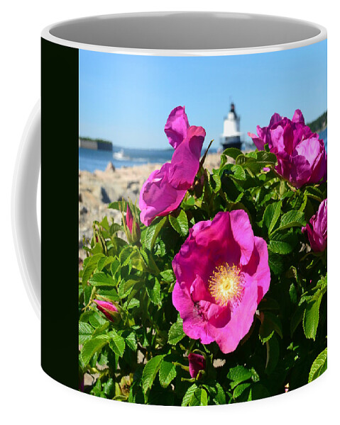 Sea Roses Coffee Mug featuring the photograph Sea Roses by Colleen Phaedra