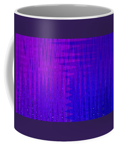 Digital Coffee Mug featuring the digital art Sea Song Deep Purple by Stephanie Grant