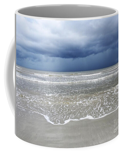 Sea Coffee Mug featuring the photograph Sea Storm by Jan Gelders