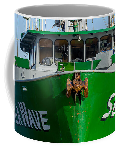 Boats Coffee Mug featuring the photograph Sea Wave by Derek Dean