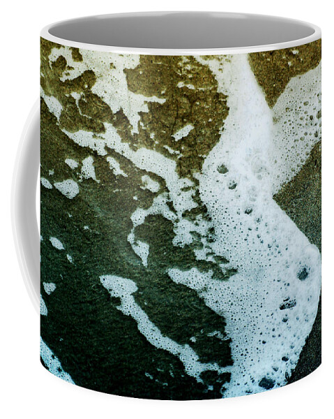 Water Coffee Mug featuring the photograph Seafoam by Ellen Heaverlo