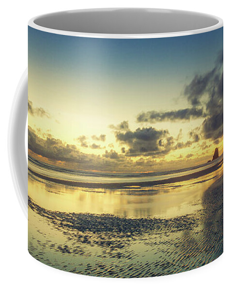 Cannon Beach Coffee Mug featuring the photograph Seaside Palette by Don Schwartz