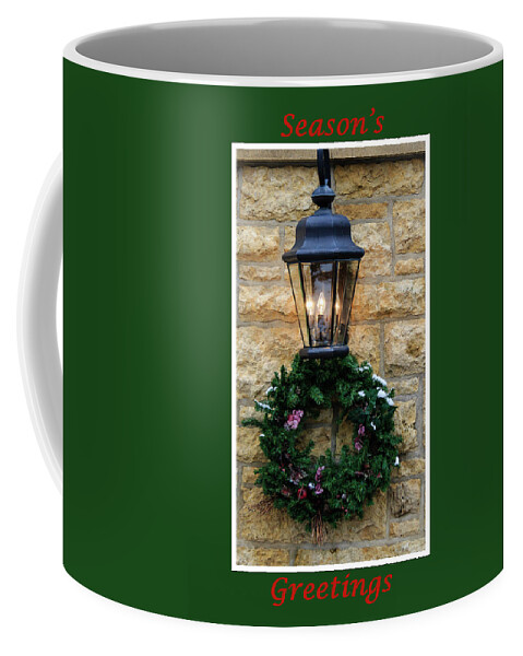 Christmas Coffee Mug featuring the photograph Season's Greetings Christmas Card by Joni Eskridge